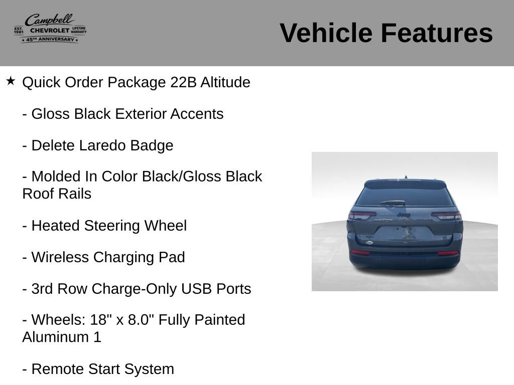 Used 2023 Jeep Grand Cherokee L Laredo AWD/4WD image 10