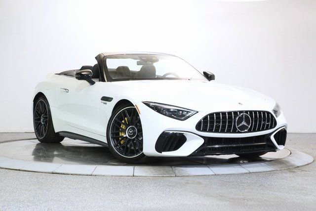 Used 2022 Mercedes-Benz SL 55 AMG 4MATIC w/ Driver Assistance Package image 1