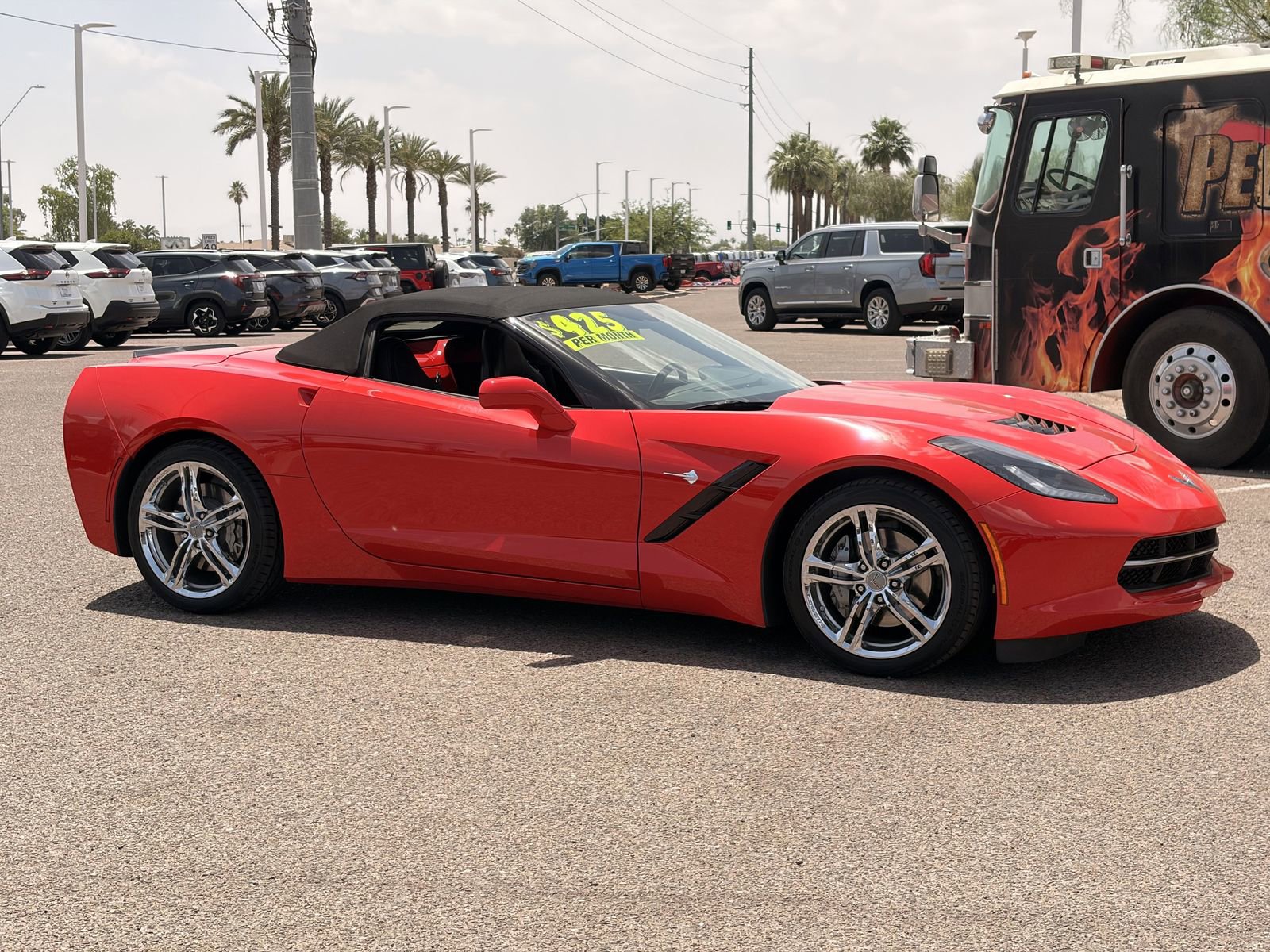 Used 2017 Chevrolet Corvette Stingray Convertible w/ Battery Protection Package RWD image 7