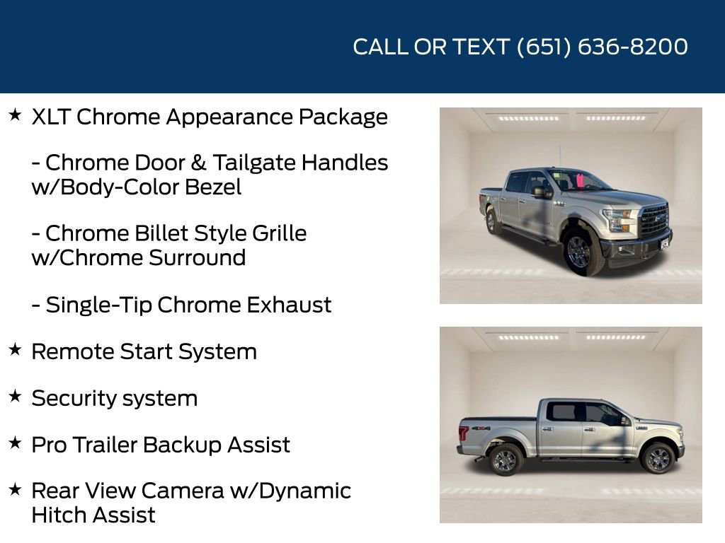 Used 2017 Ford F150 XLT w/ Equipment Group 302A Luxury image 25