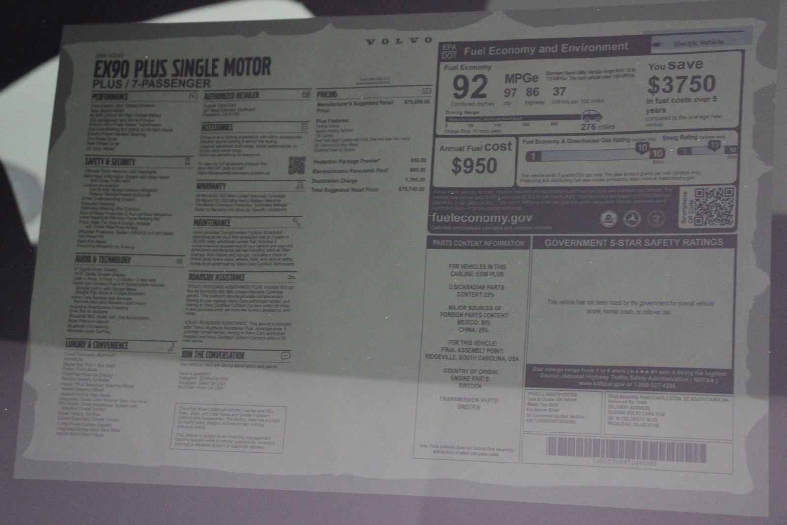 New 2026 Volvo EX90 Plus image 17