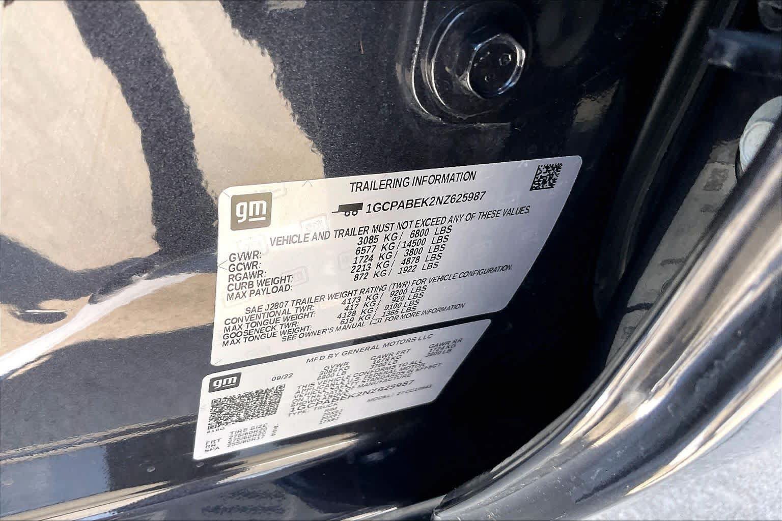 Used 2022 Chevrolet Silverado 1500 Custom RWD image 36