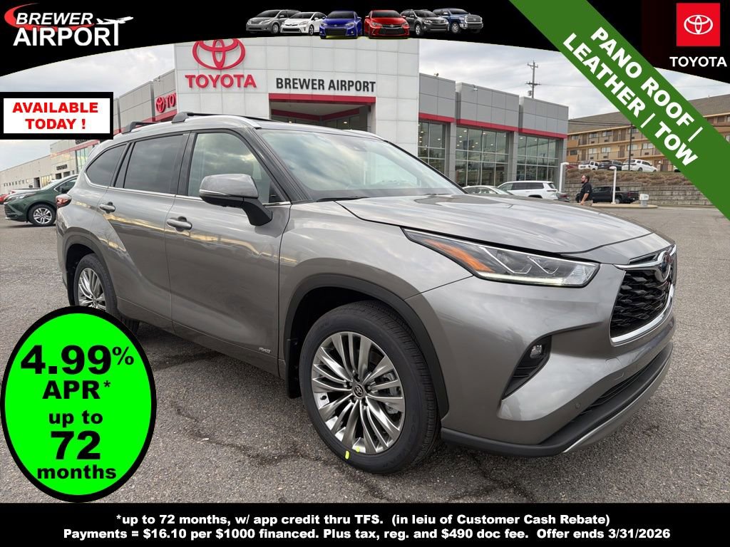 New 2026 Toyota Highlander Platinum image 1