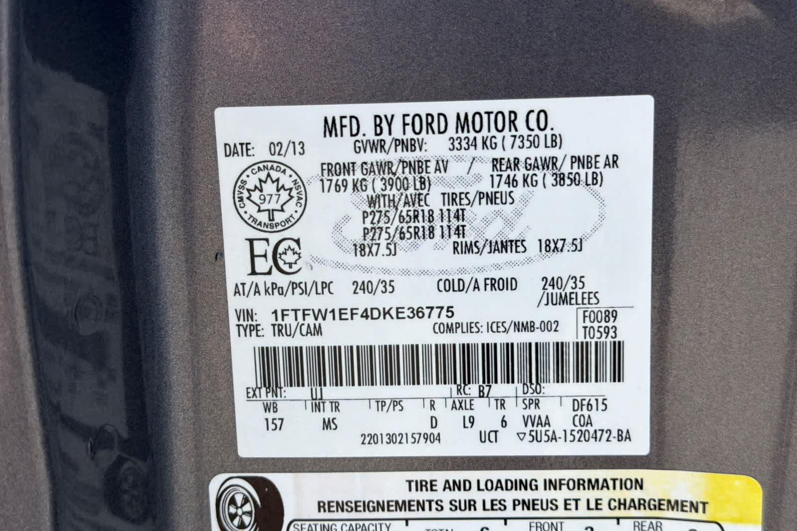Used 2013 Ford F150 XLT w/ Luxury Equipment Group AWD/4WD image 26