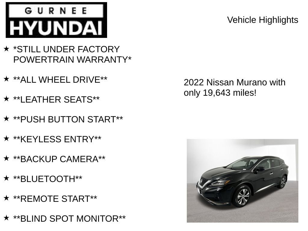 Used 2022 Nissan Murano SV image 7