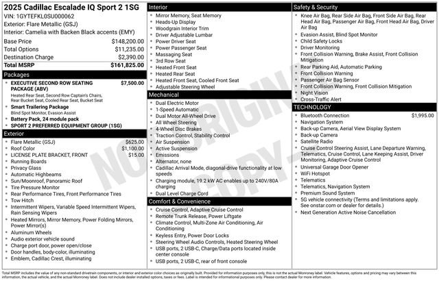 Certified 2025 Cadillac Escalade IQ Sport 2 AWD/4WD image 4