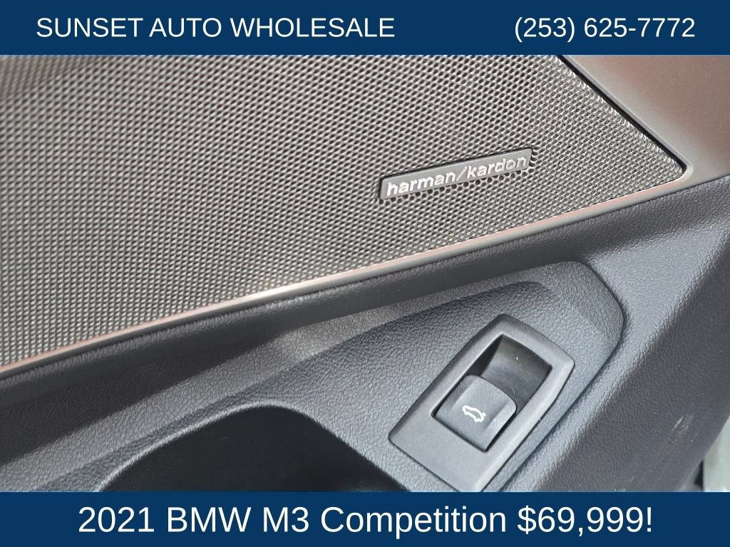 Used 2021 BMW M3 Competition RWD image 35