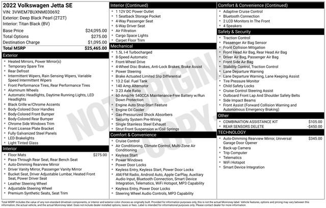 Used 2022 Volkswagen Jetta SE image 15