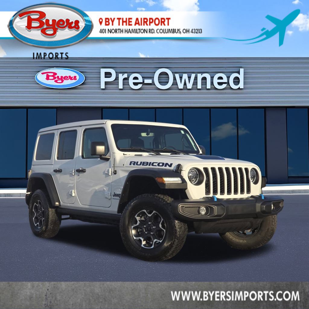 Used 2023 Jeep Wrangler Unlimited Rubicon 4xe w/ Cold Weather Group image 1