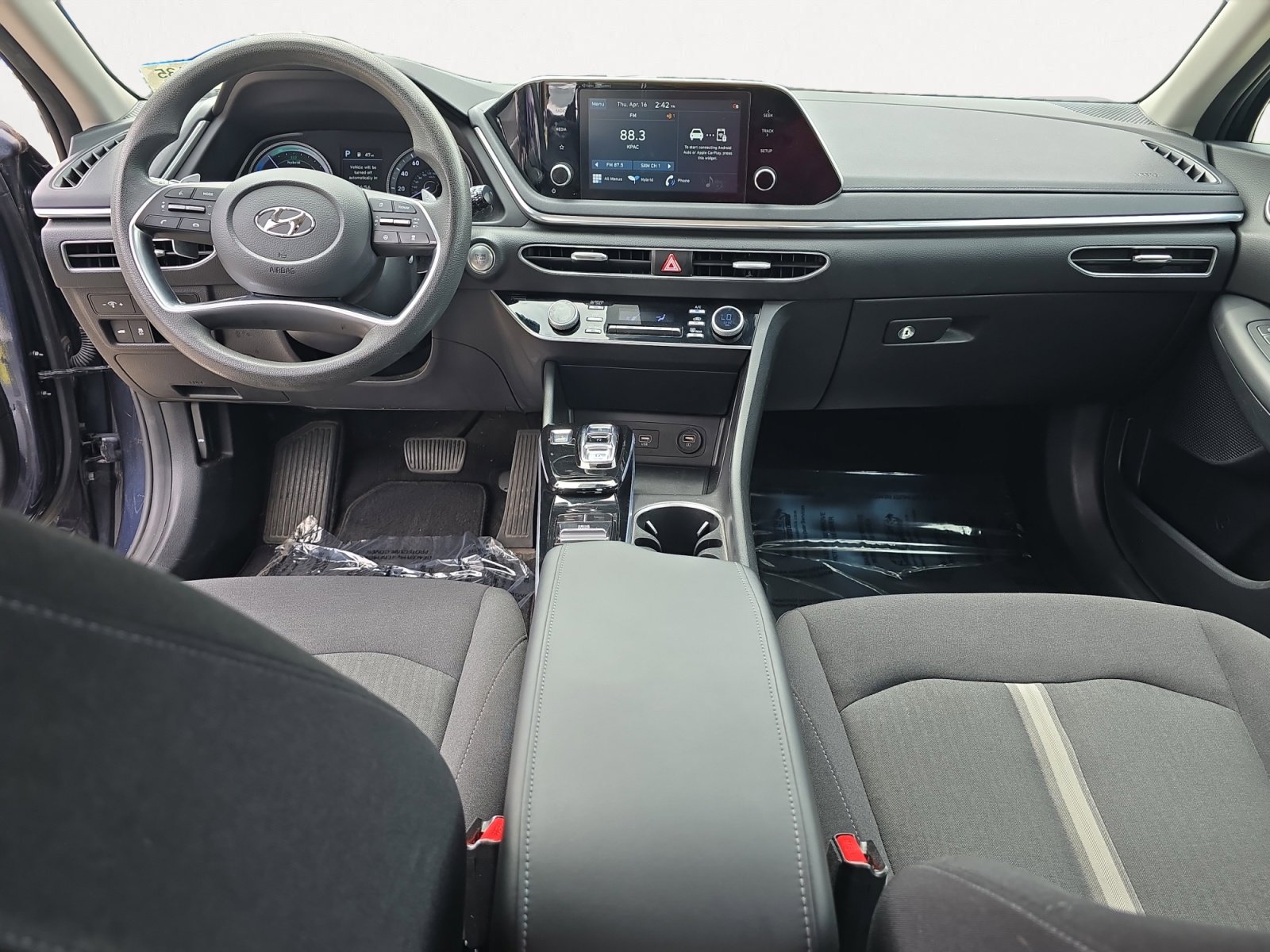 Used 2021 Hyundai Sonata Blue image 3