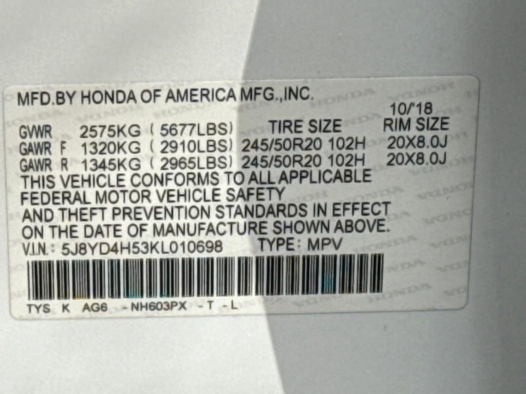 Used 2019 Acura MDX SH-AWD w/ Technology Package image 33