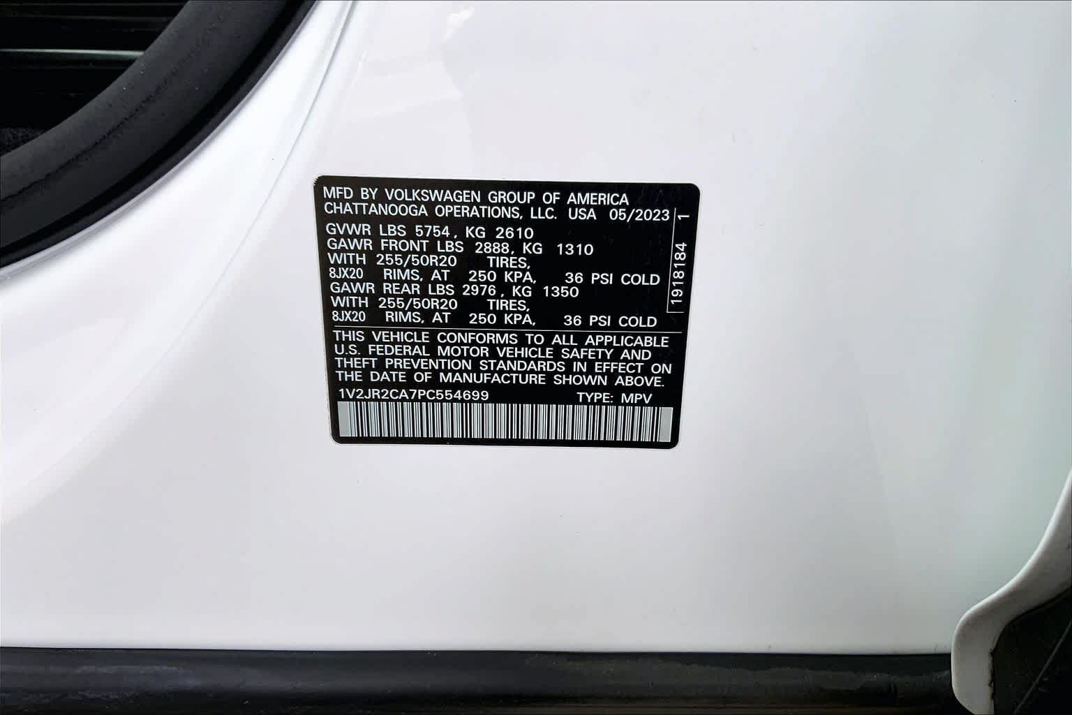 Used 2023 Volkswagen Atlas SE w/ Panoramic Sunroof Package FWD image 34