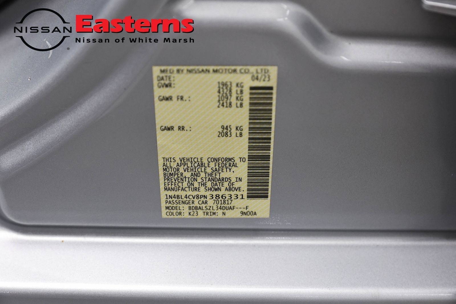 Used 2023 Nissan Altima 2.5 SR w/ SR Premium Package FWD image 34