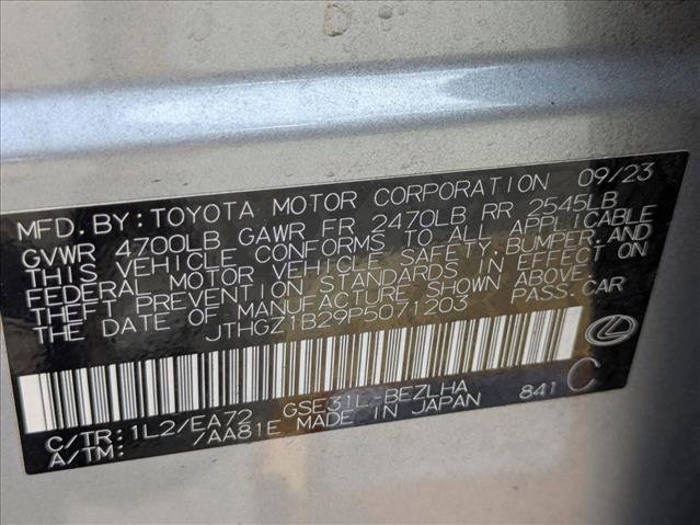 Certified 2023 Lexus IS 350 F Sport w/ Memory Package RWD image 23