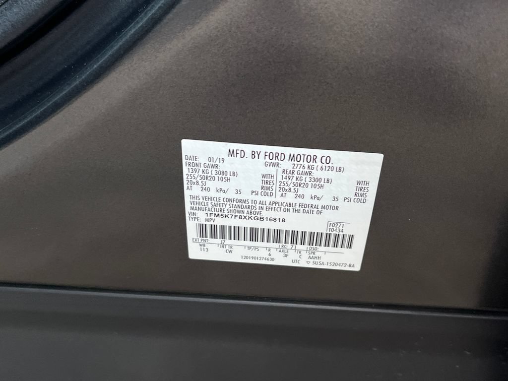 Used 2019 Ford Explorer Limited w/ Class III Trailer Tow Package FWD image 30