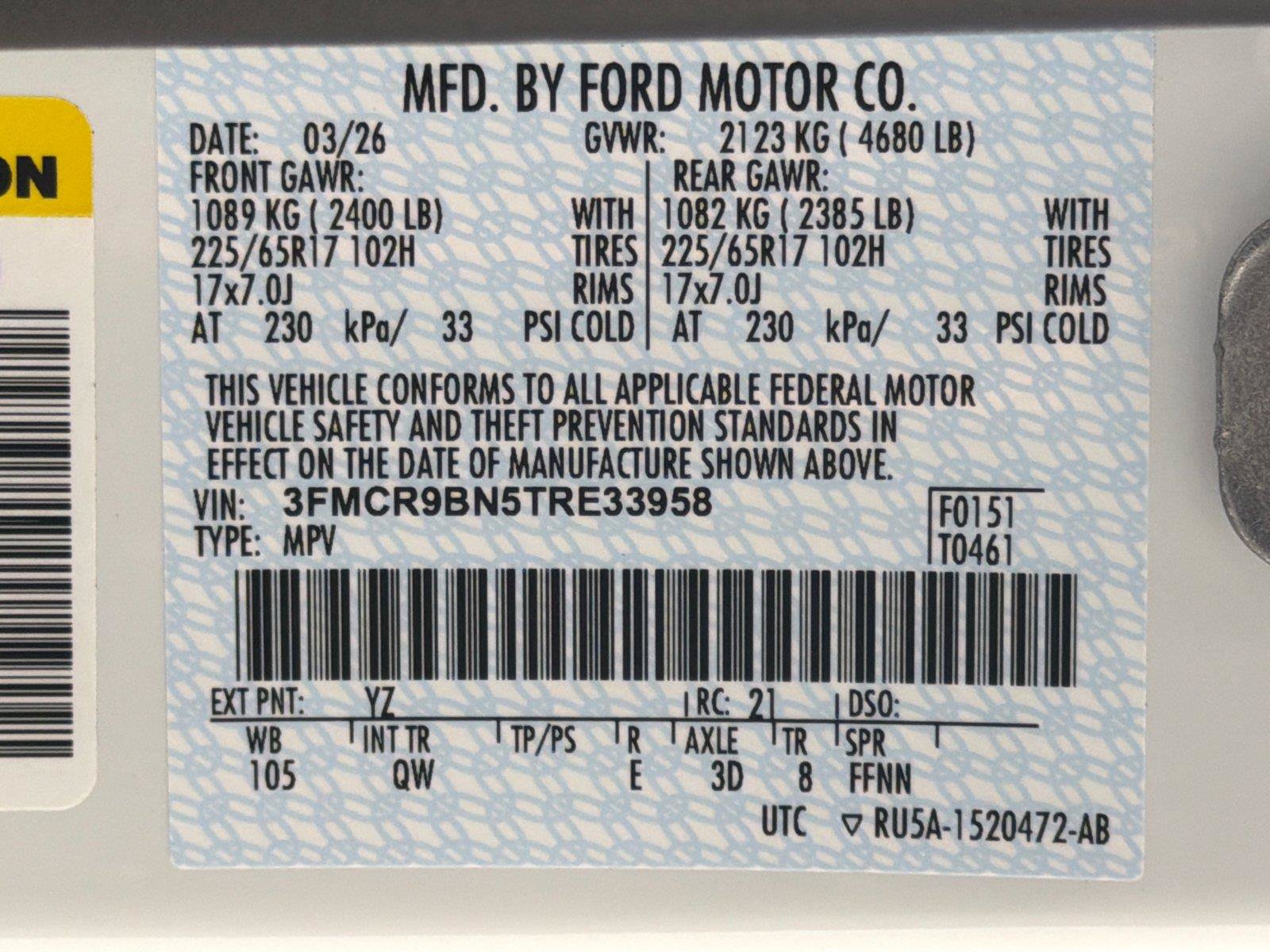 Used 2026 Ford Bronco Sport Big Bend AWD/4WD image 30