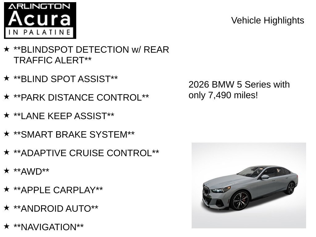 Used 2026 BMW 550e xDrive AWD/4WD image 8