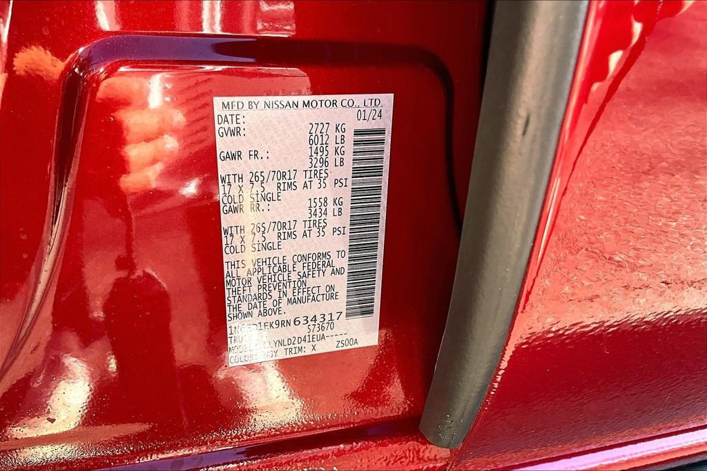 Used 2024 Nissan Frontier PRO-4X w/ Off-Road Protection Package image 17