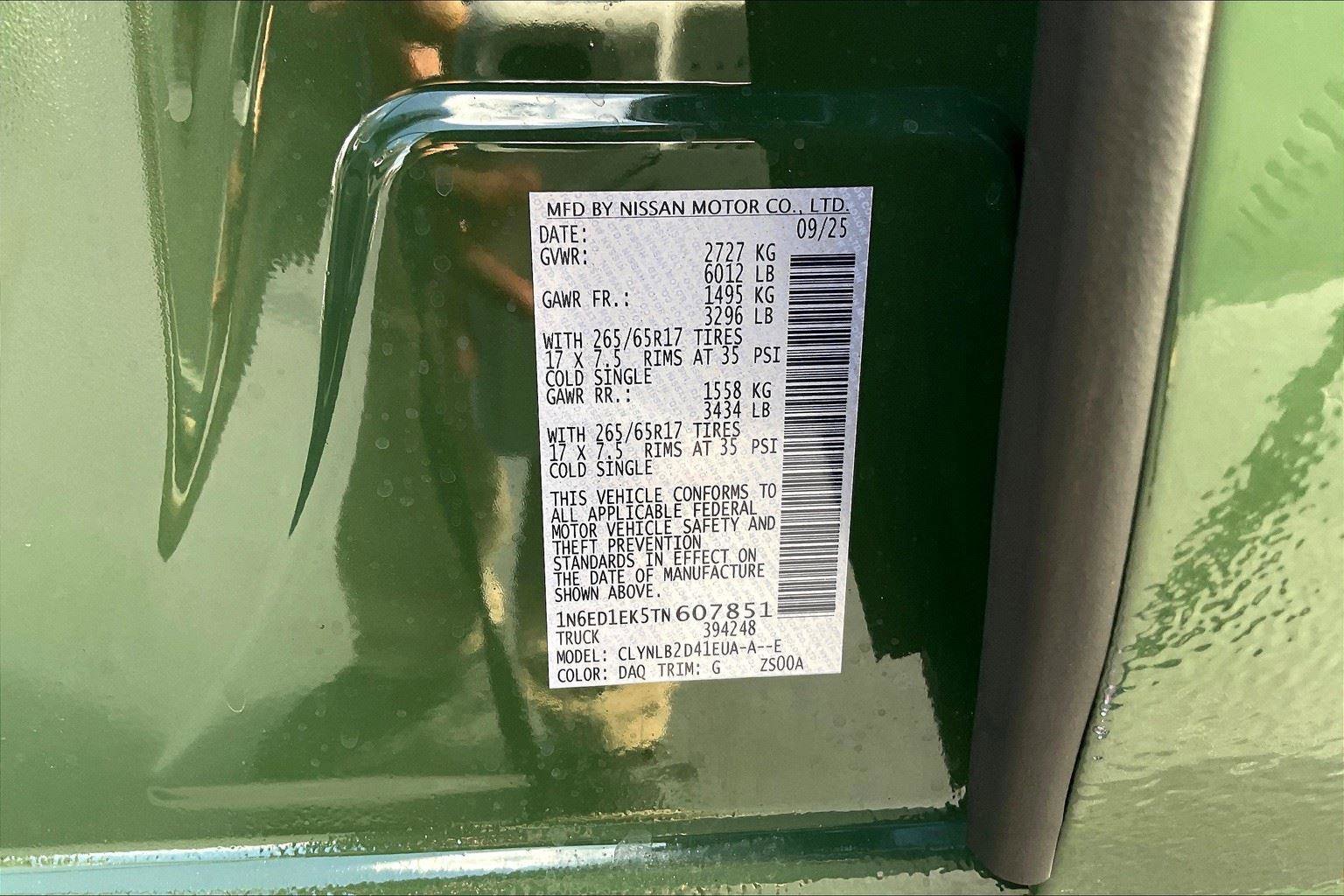 New 2026 Nissan Frontier SV w/ Tow Package image 14
