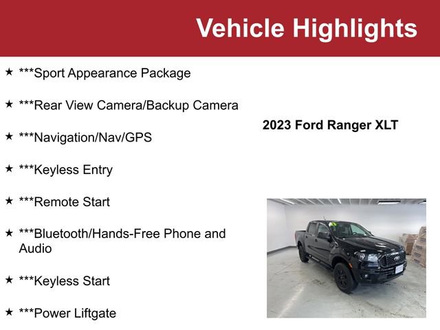 Used 2023 Ford Ranger XLT w/ Equipment Group 301A Mid video 2
