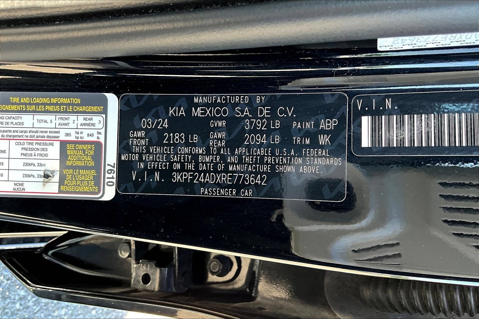 Used 2024 Kia Forte LXS FWD image 21