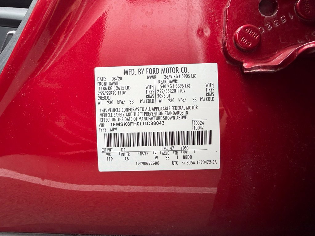 Used 2020 Ford Explorer Limited w/ Class III Trailer Tow Package AWD/4WD image 19