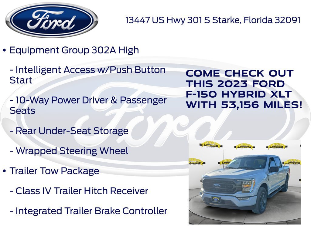 Certified 2023 Ford F150 XLT w/ Equipment Group 302A High AWD/4WD image 27