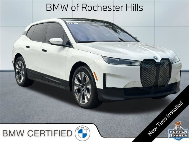 Certified 2025 BMW iX xDrive50 w/ Convenience Package AWD/4WD image 1