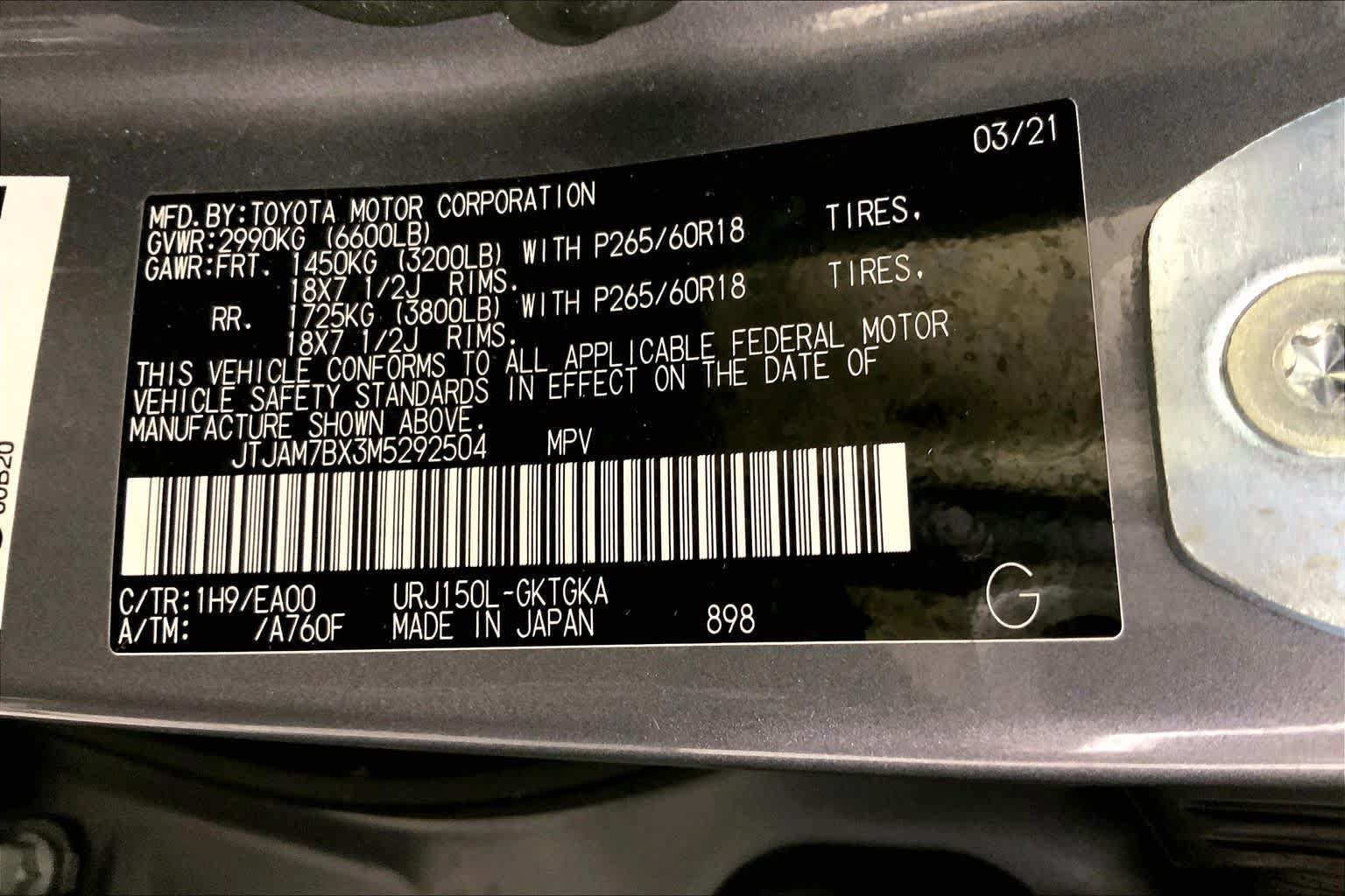Certified 2021 Lexus GX 460 Premium w/ Premium Package AWD/4WD image 37