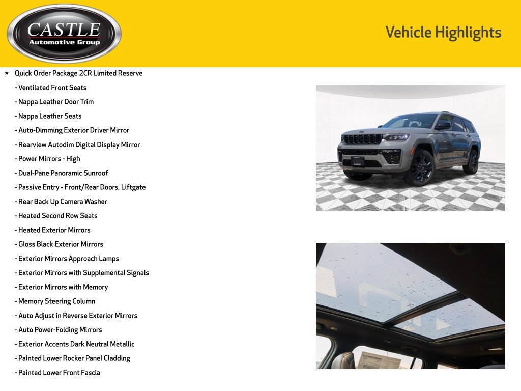 New 2027 Jeep Grand Cherokee L Limited AWD/4WD image 3