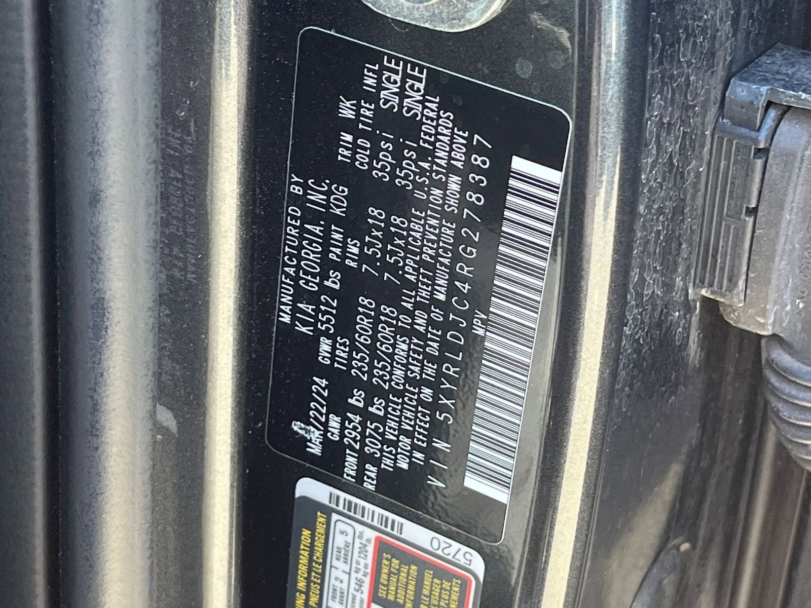 Used 2024 Kia Sorento S image 31