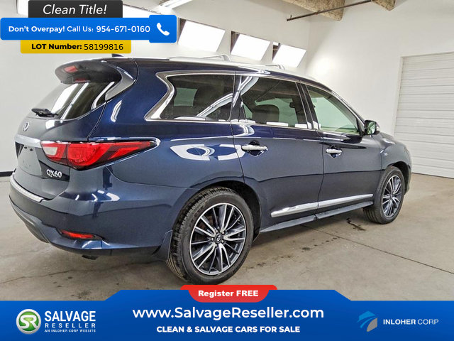 Used 2017 INFINITI QX60 Luxe w/ Deluxe Technology Package AWD/4WD image 4
