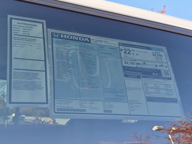 New 2027 Honda Odyssey Elite image 18