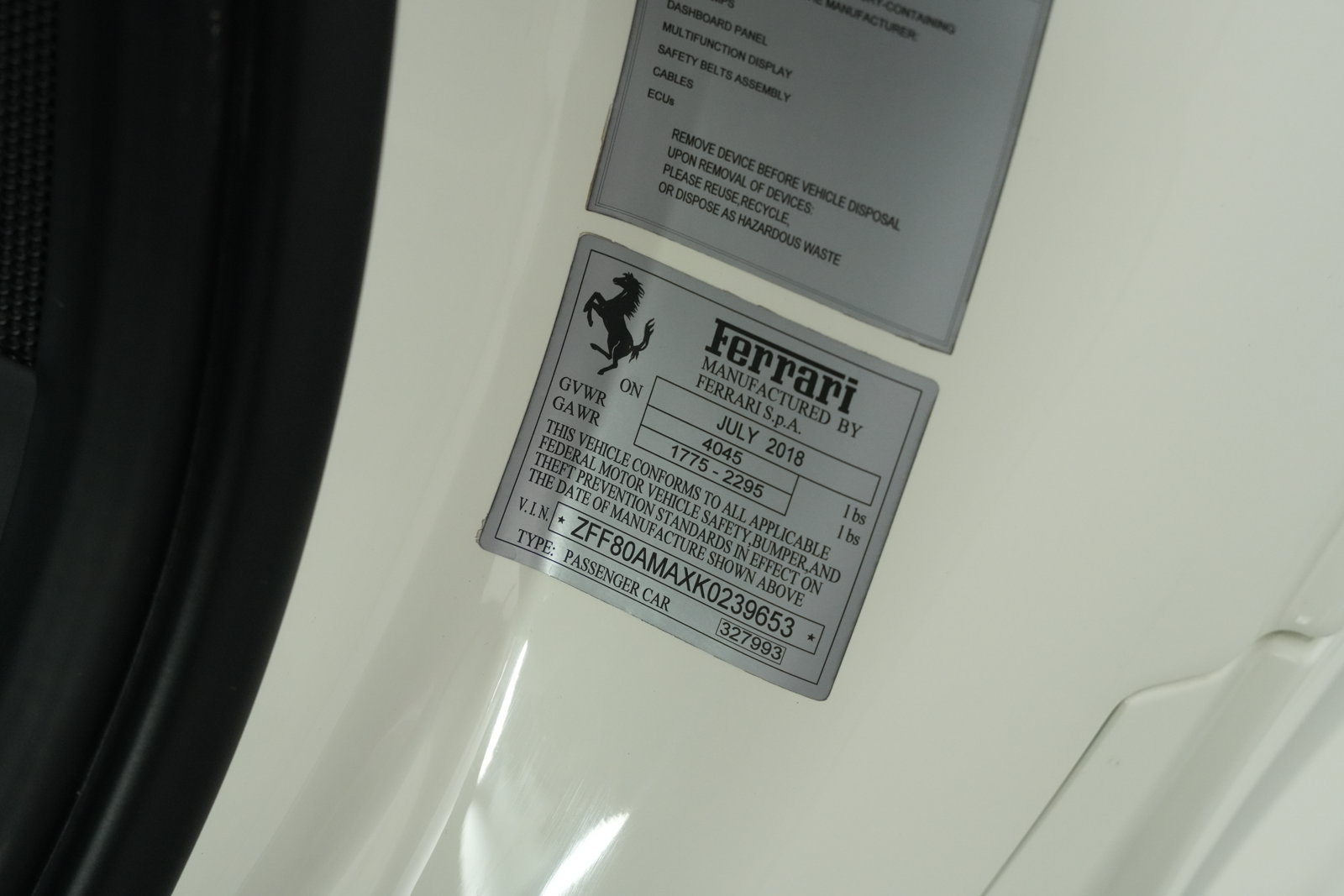 Used 2019 Ferrari 488 Spider RWD image 50