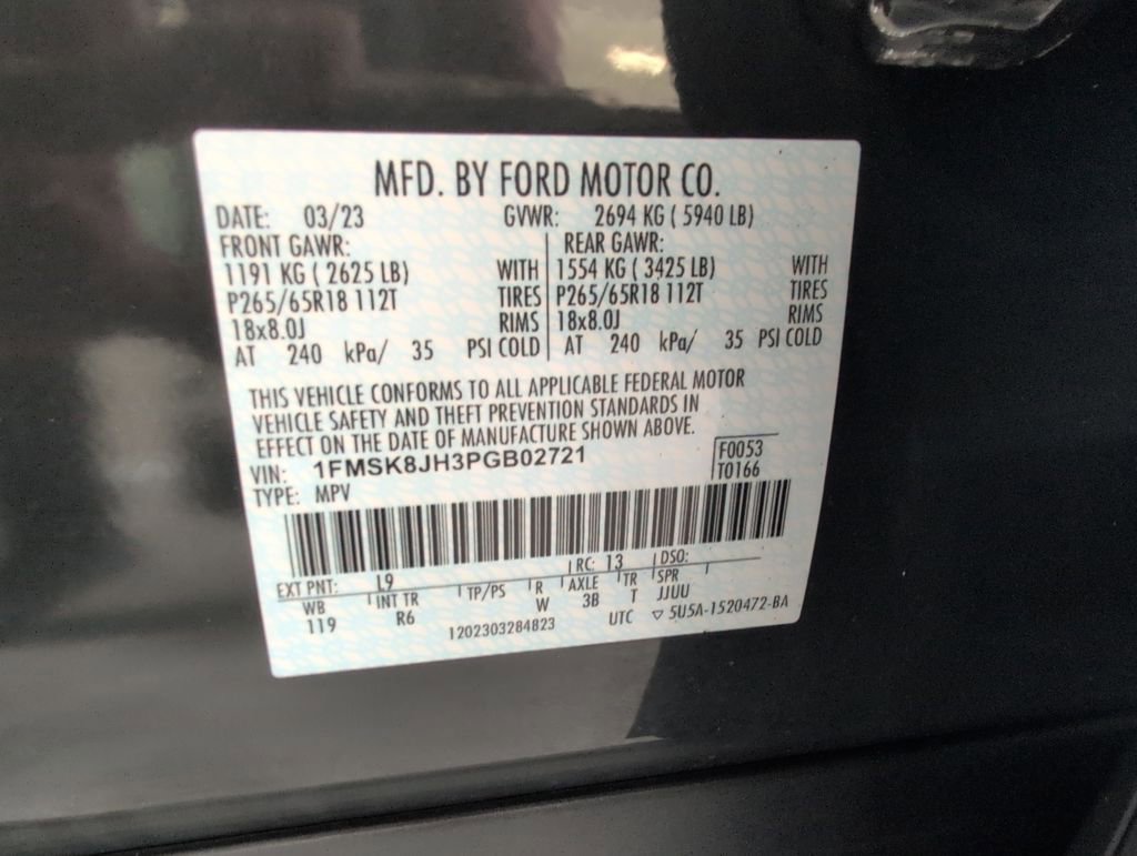 Used 2023 Ford Explorer Timberline w/ Timberline Technology Package image 30