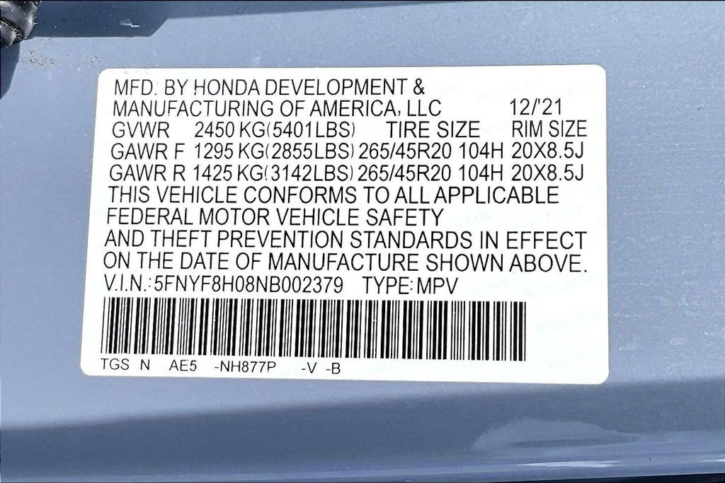 Used 2022 Honda Passport Elite image 18