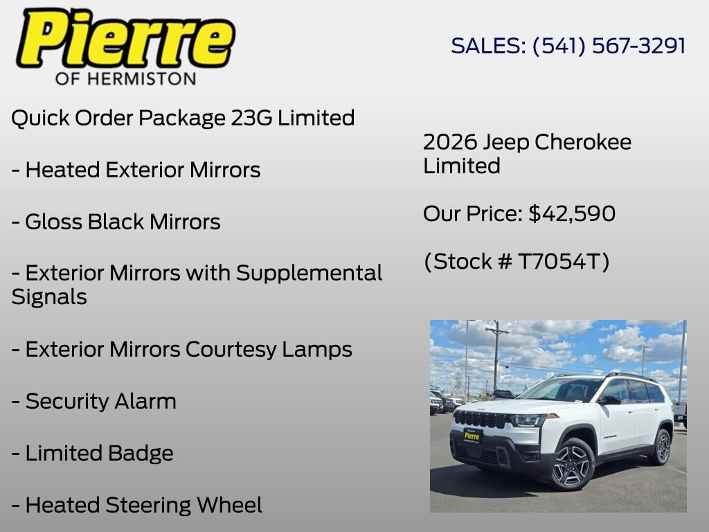 New 2026 Jeep Cherokee Limited image 12