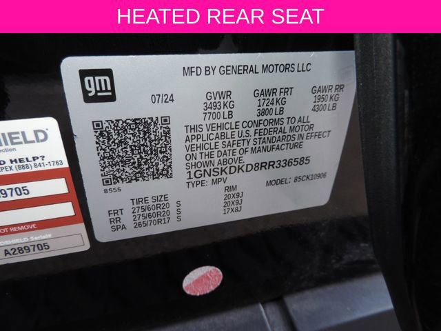 Certified 2024 Chevrolet Suburban Z71 w/ Luxury Package image 22