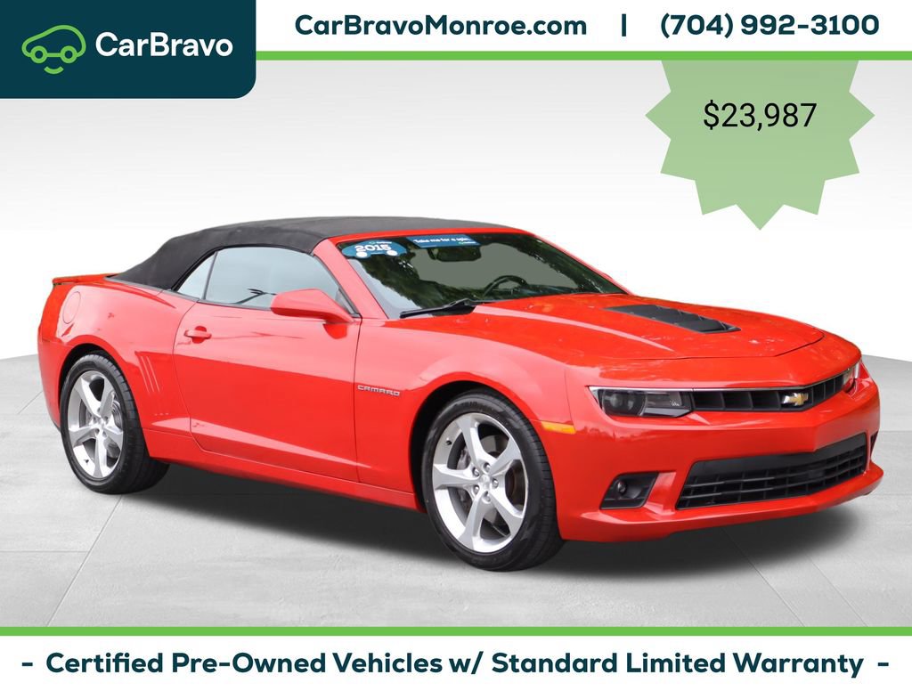 Certified 2015 Chevrolet Camaro SS w/ RS Package RWD image 9