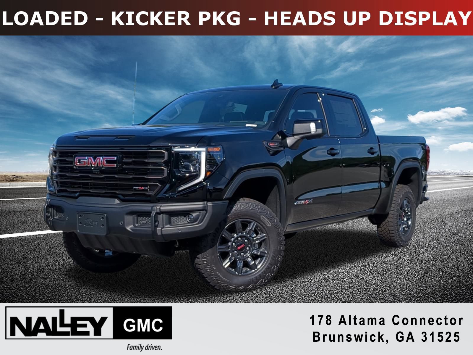 New 2025 GMC Sierra 1500 AT4X