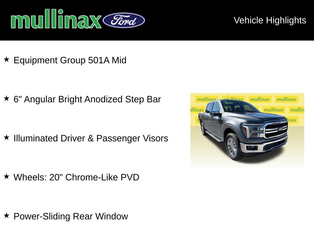 New 2025 Ford F150 Lariat w/ Equipment Group 501A Mid image 15