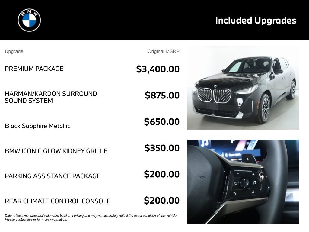 Used 2025 BMW X3 xDrive30i w/ Premium Package AWD/4WD image 4