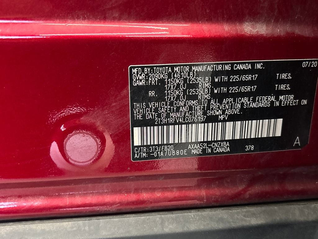 Used 2020 Toyota RAV4 LE w/ All Weather Liner Package image 36