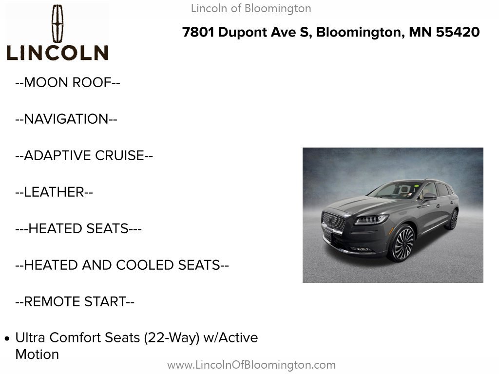 Used 2023 Lincoln Nautilus Black Label AWD/4WD image 5