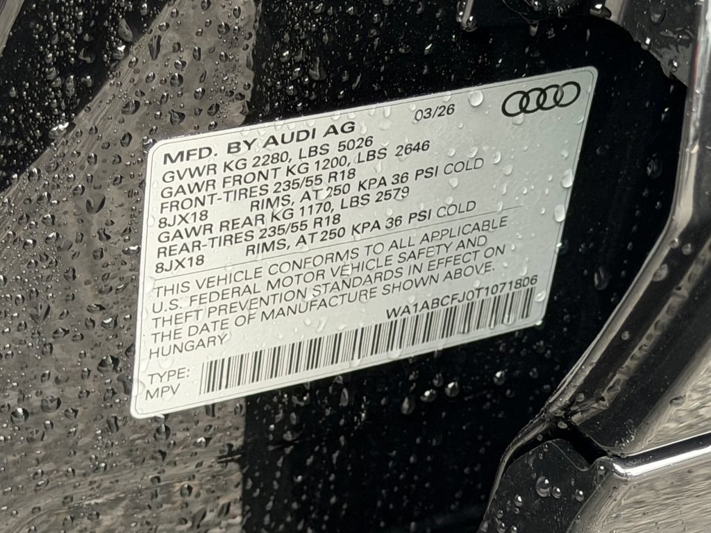 New 2026 Audi Q3 quattro 2.0T AWD/4WD image 26