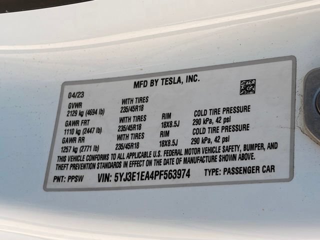 Used 2023 Tesla Model 3 Standard Range RWD image 22