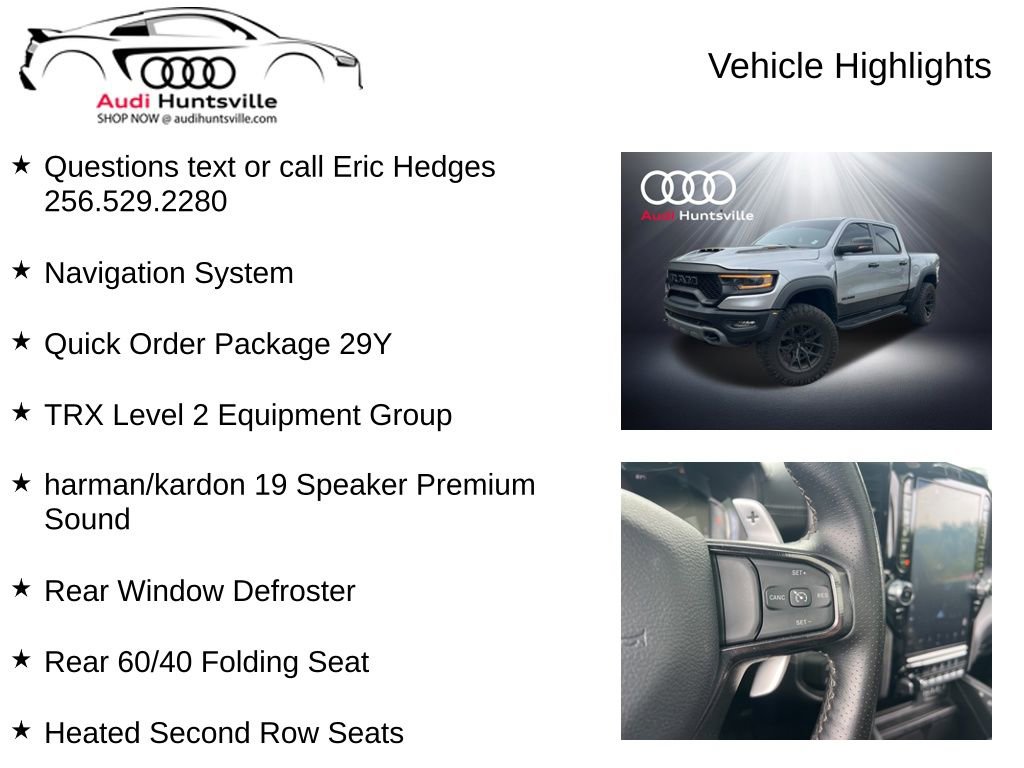 Used 2023 RAM 1500 TRX w/ TRX Level 2 Equipment Group AWD/4WD image 6