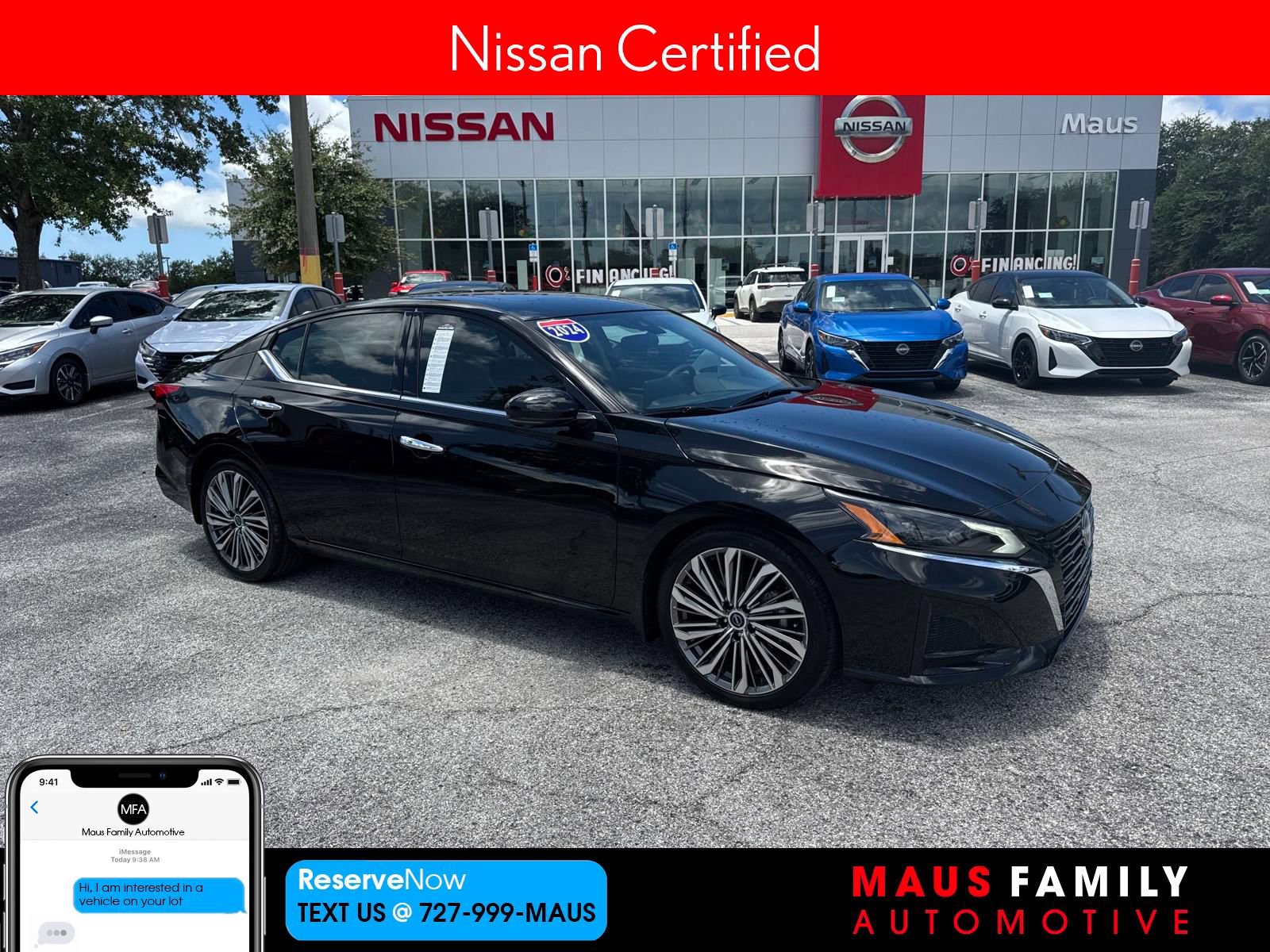 Certified 2024 Nissan Altima 2.5 SL