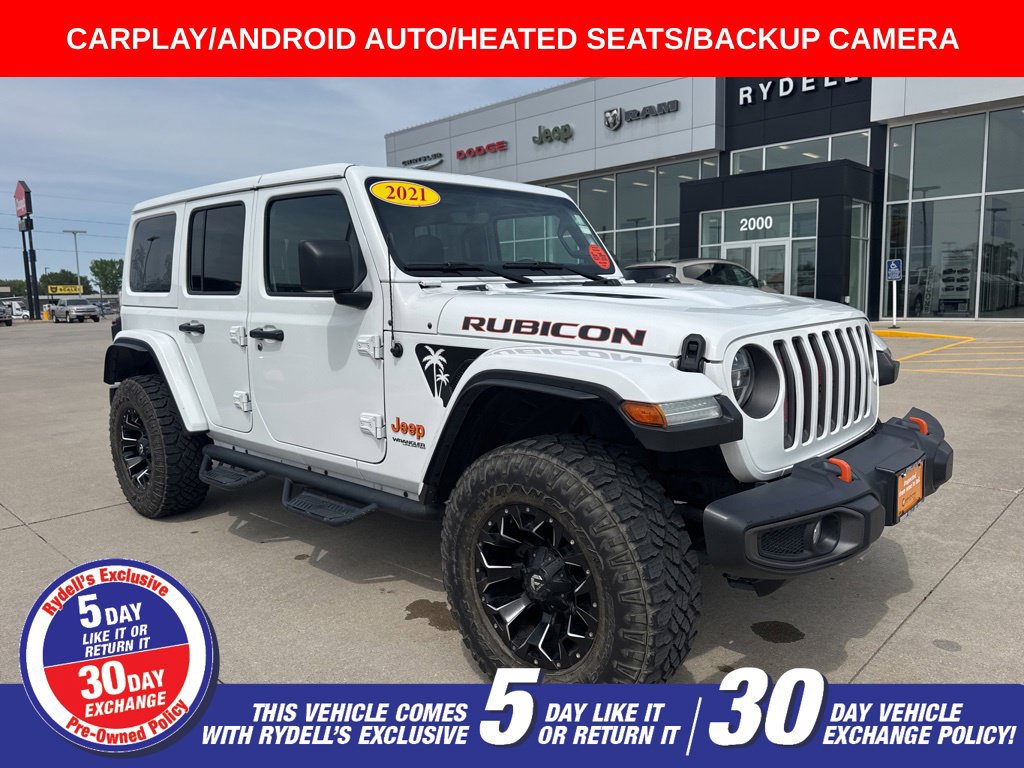 Used 2021 Jeep Wrangler Unlimited Rubicon w/ Dual Top Group AWD/4WD image 1