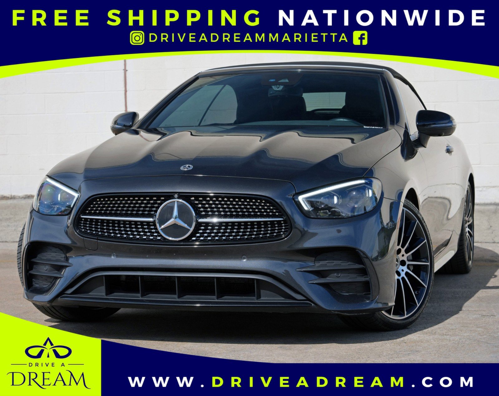 Used 2023 Mercedes-Benz E 450 Cabriolet w/ AMG Line